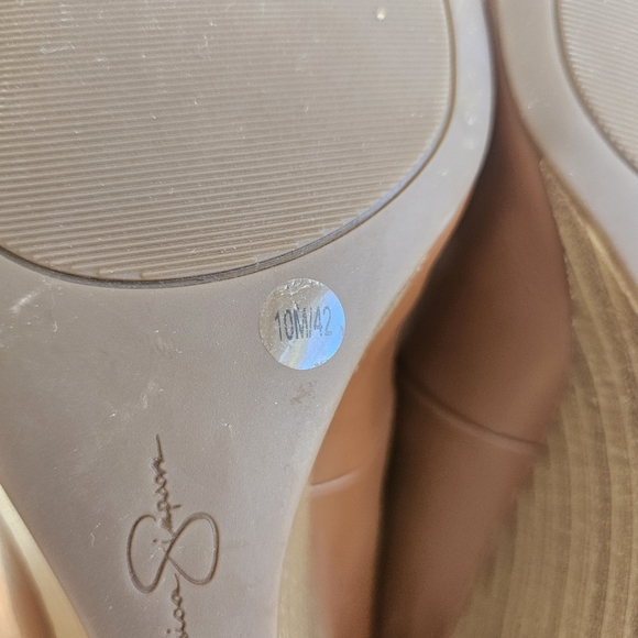 Jessica Simpson Cash Wedge Pumps Size 10 Brown Slip On Round Toe NIB - Picture 12 of 16